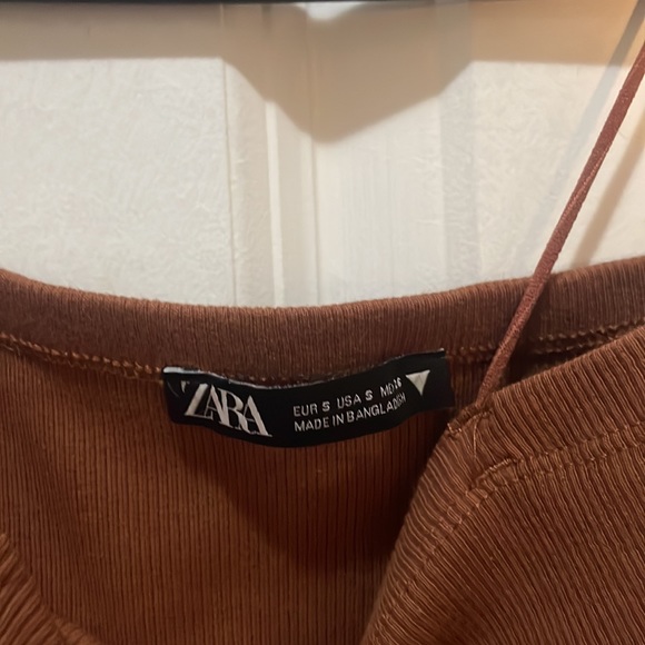 Zara Brown Tank Top - Picture 2 of 2